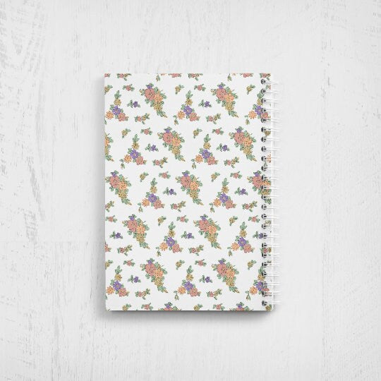 Undated Weekly/Monthly Planner - Floral Pattern