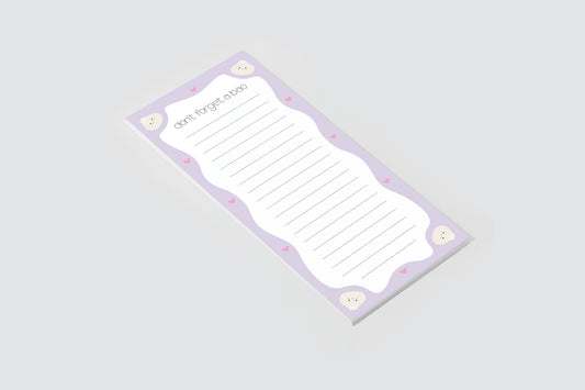Cute Bao Notepads, Funny to do Lists, Illustrated Notepads - Don't Forget a Bao Notepad