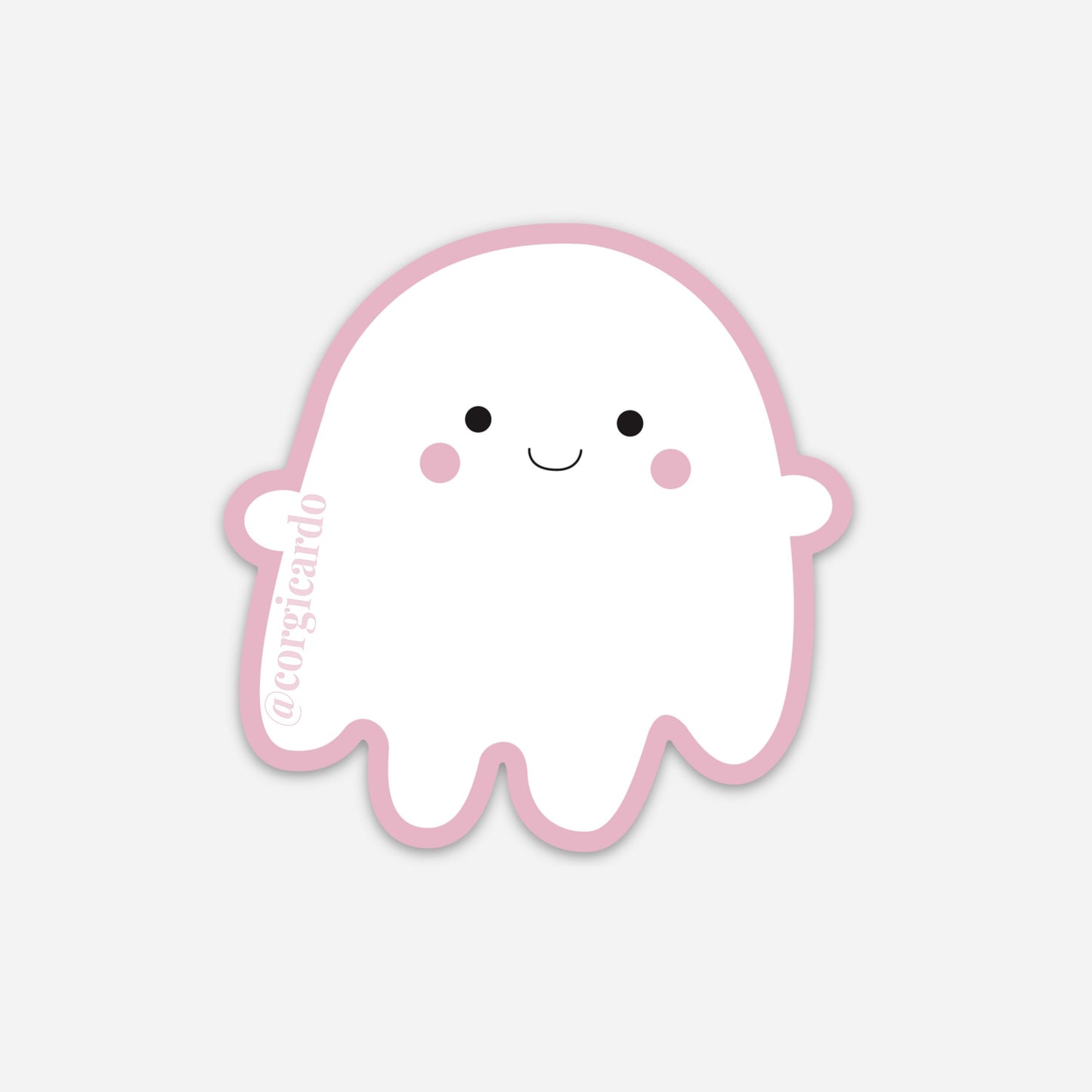 Ghost Vinyl Sticker // Halloween Sticker, Vinyl Sticker, Spooky Sticker, Cute Stickers, Macbook Pro, Macbook Decal, Cute Ghost Sticker
