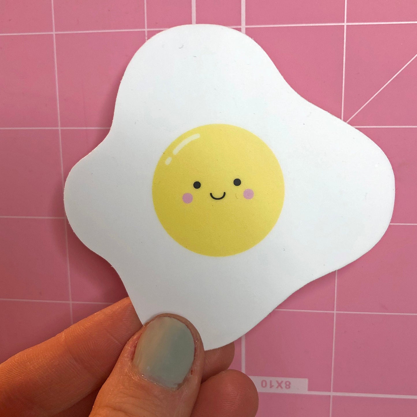 Die-cut Vinyl Sticker - Fried Egg