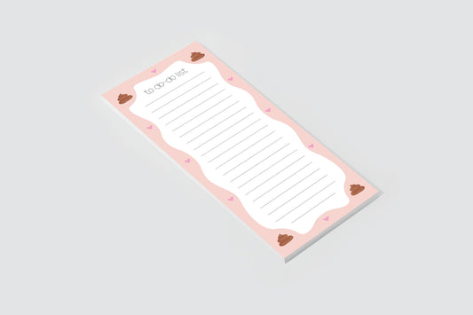 Funny Poo Emoji Notepad: Illustrated To-Do List