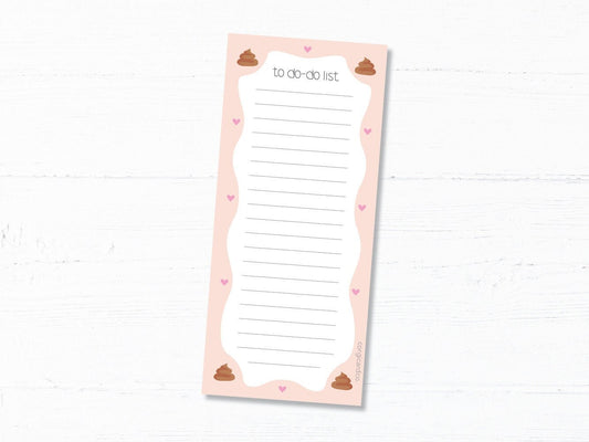 Funny Poo Emoji Notepad: Illustrated To-Do List
