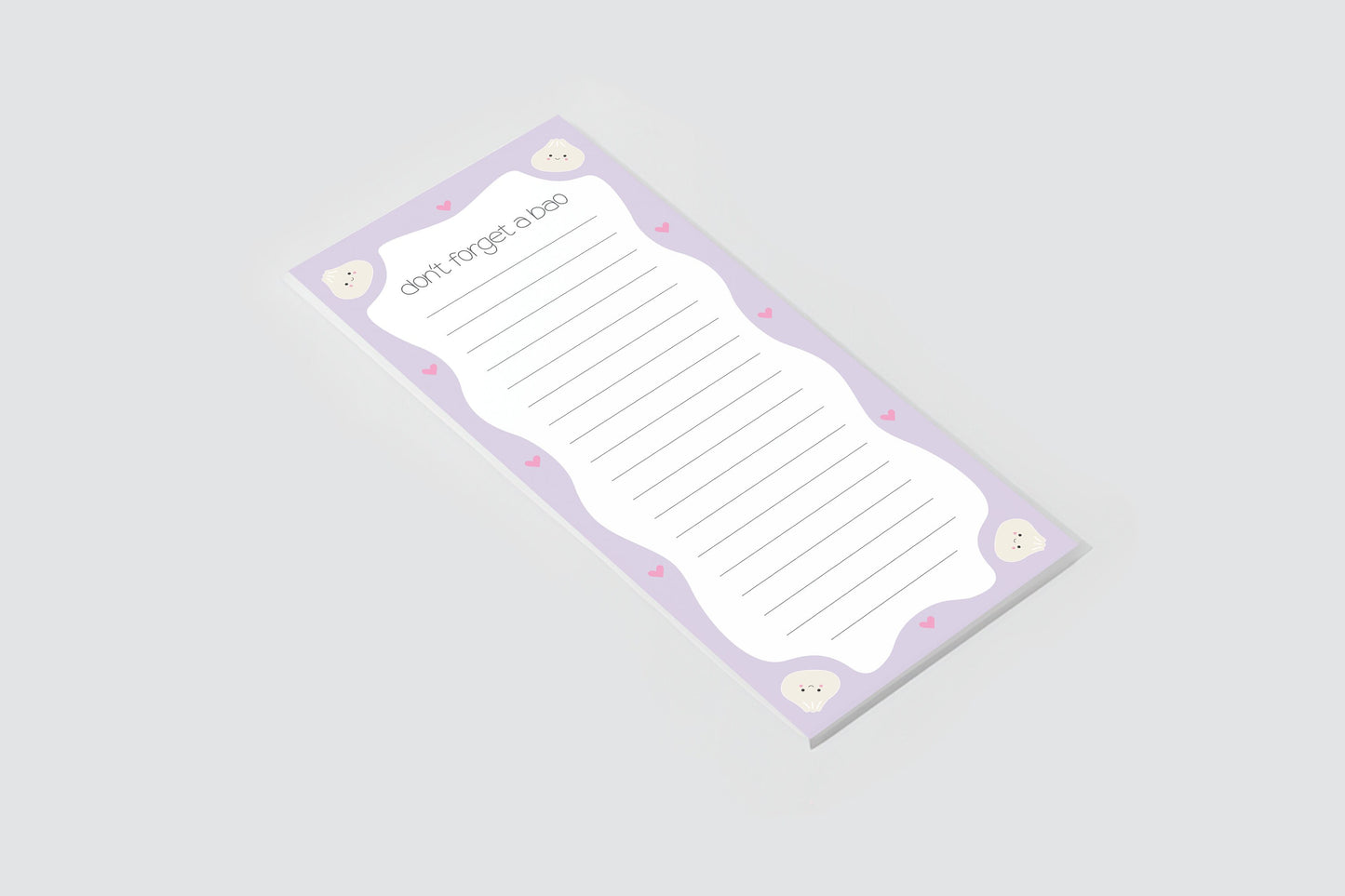 Notepad/To Do List - Don't Forget a Bao