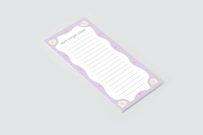 Notepad/To Do List - Don't Forget a Bao