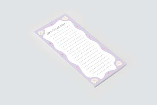 Notepad/To Do List - Don't Forget a Bao