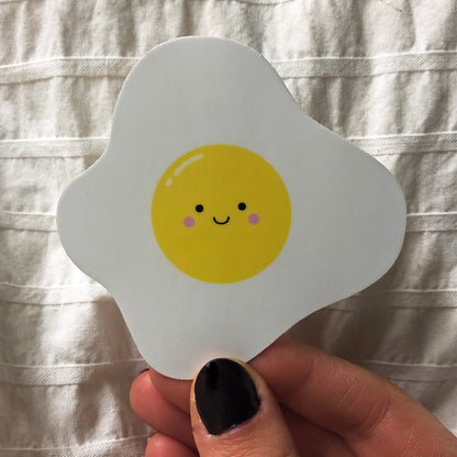 Die-cut Vinyl Sticker - Fried Egg