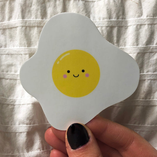 Die-cut Vinyl Sticker - Fried Egg