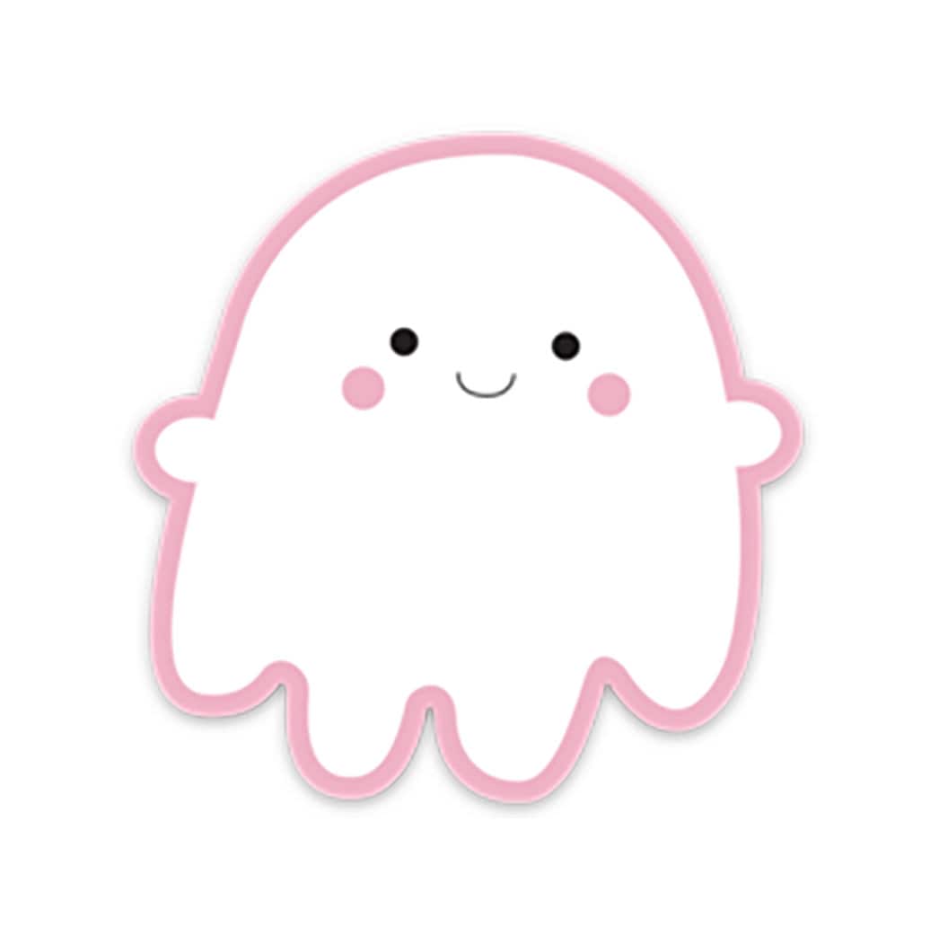 Ghost Vinyl Sticker  // Halloween Sticker, Vinyl Sticker, Spooky Sticker, Cute Stickers, Macbook Pro, Macbook Decal, Cute Ghost Sticker