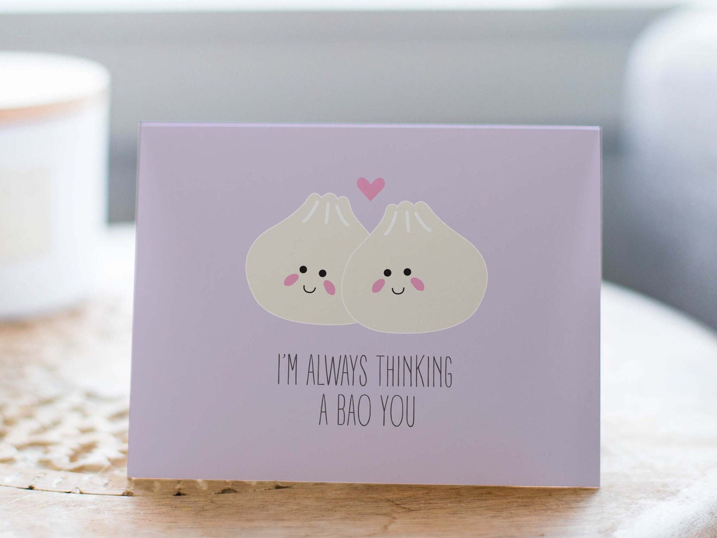 Love/Anniversary Card - Thinking a Bao You