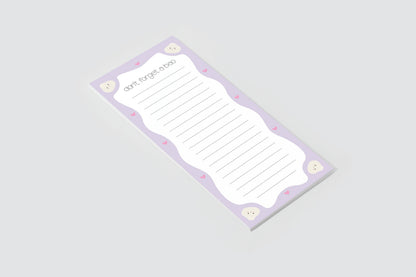 Cute Bao Notepads, Funny to do Lists, Illustrated Notepads - Don't Forget a Bao Notepad