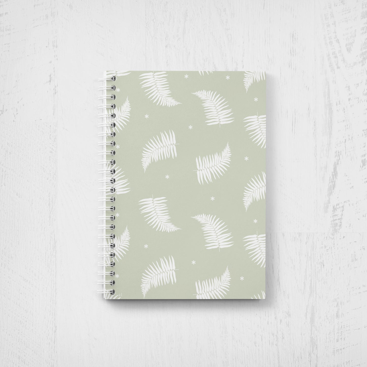Undated Weekly/Monthly Planner - Fern Pattern