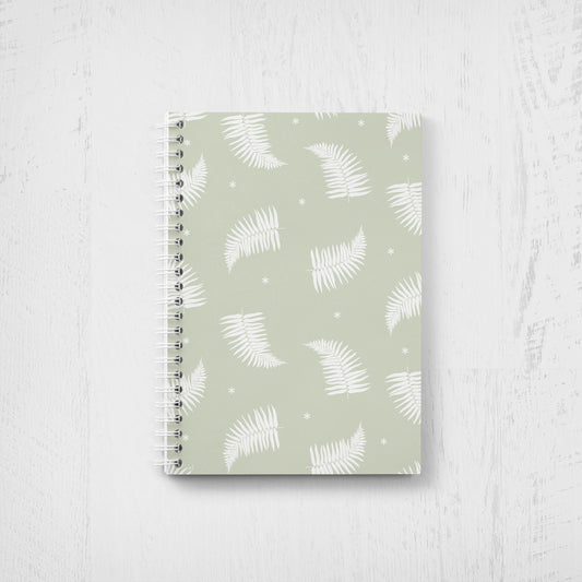 Undated Weekly/Monthly Planner - Fern Pattern