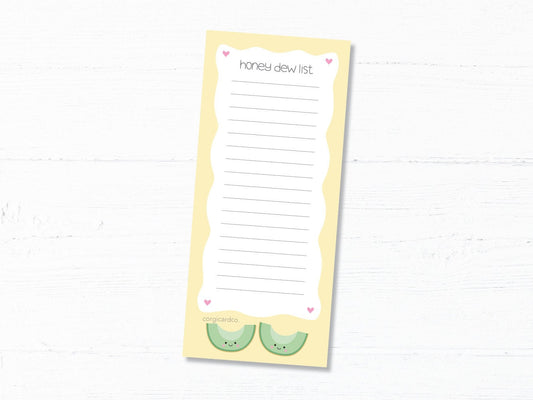 Cute Honey do List, Tear off to-do List, Gift for Husband - Honey Dew List