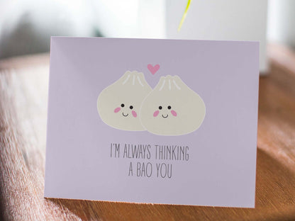 Love/Anniversary Card - Thinking a Bao You