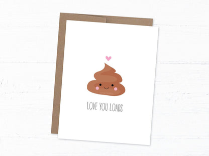 Love/Anniversary Card - Love You Loads