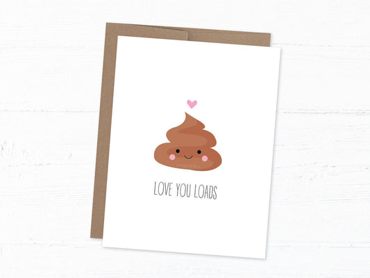 Love/Anniversary Card - Love You Loads