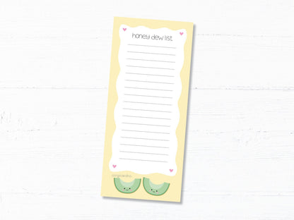 Notepads/To Do List - Honey Dew List