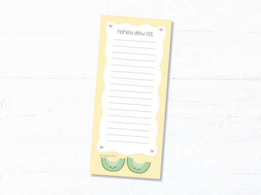 Notepads/To Do List - Honey Dew List