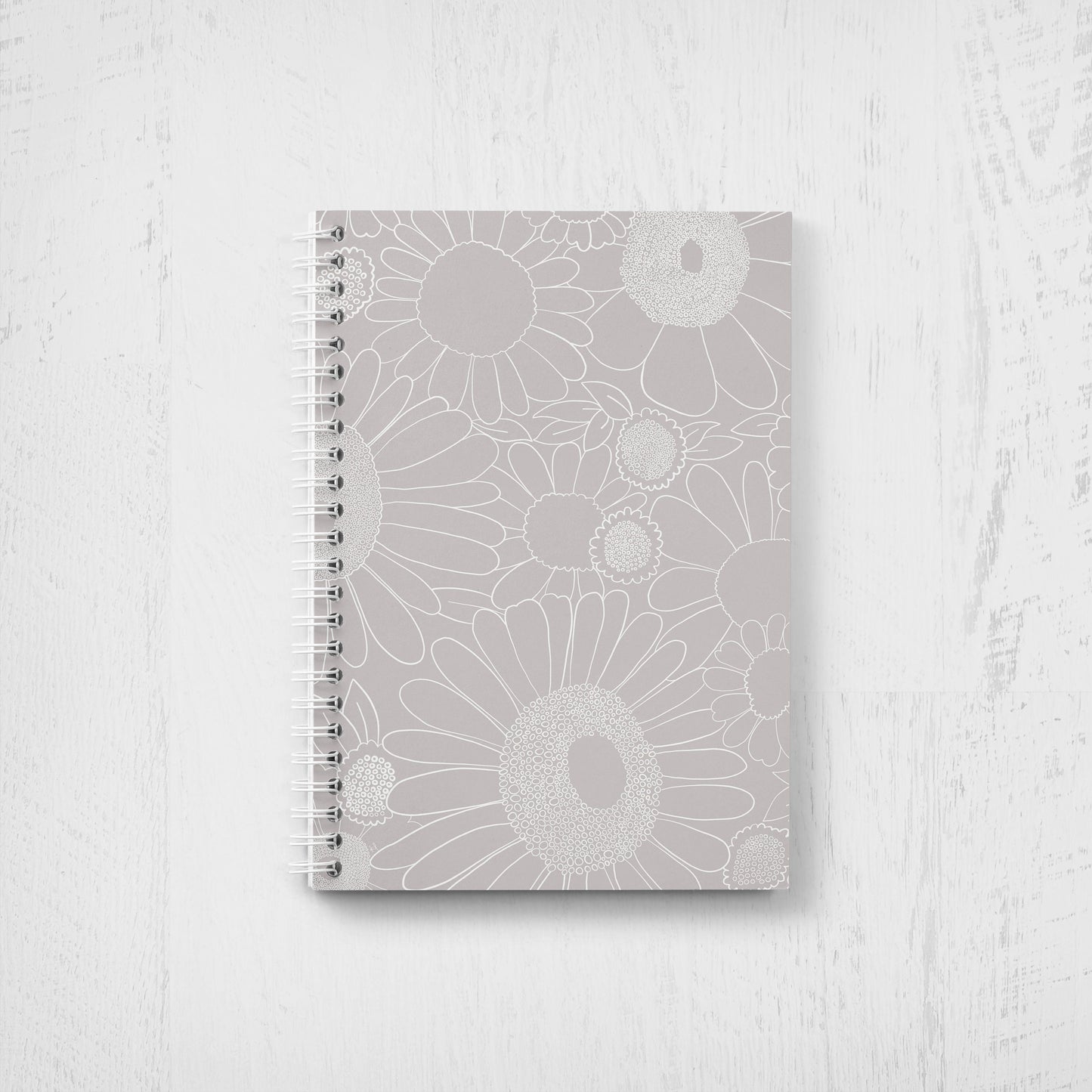 Purple Floral Undated Planner: Weekly & Monthly Agenda
