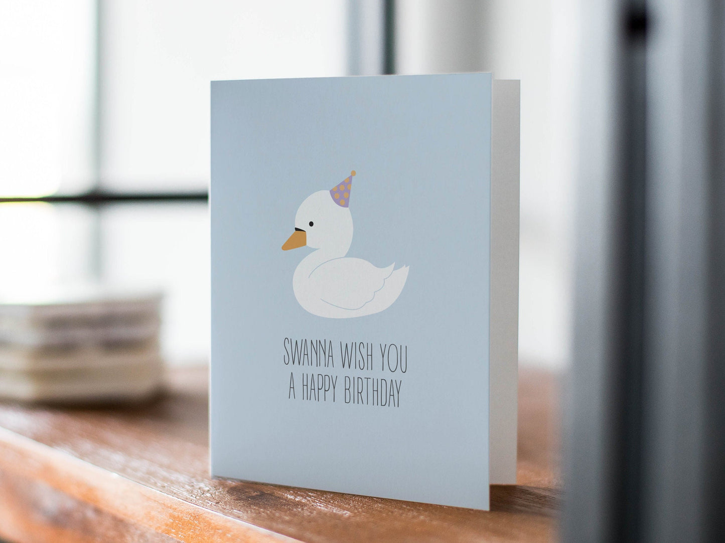 Birthday Card - Swanna Birthday Card