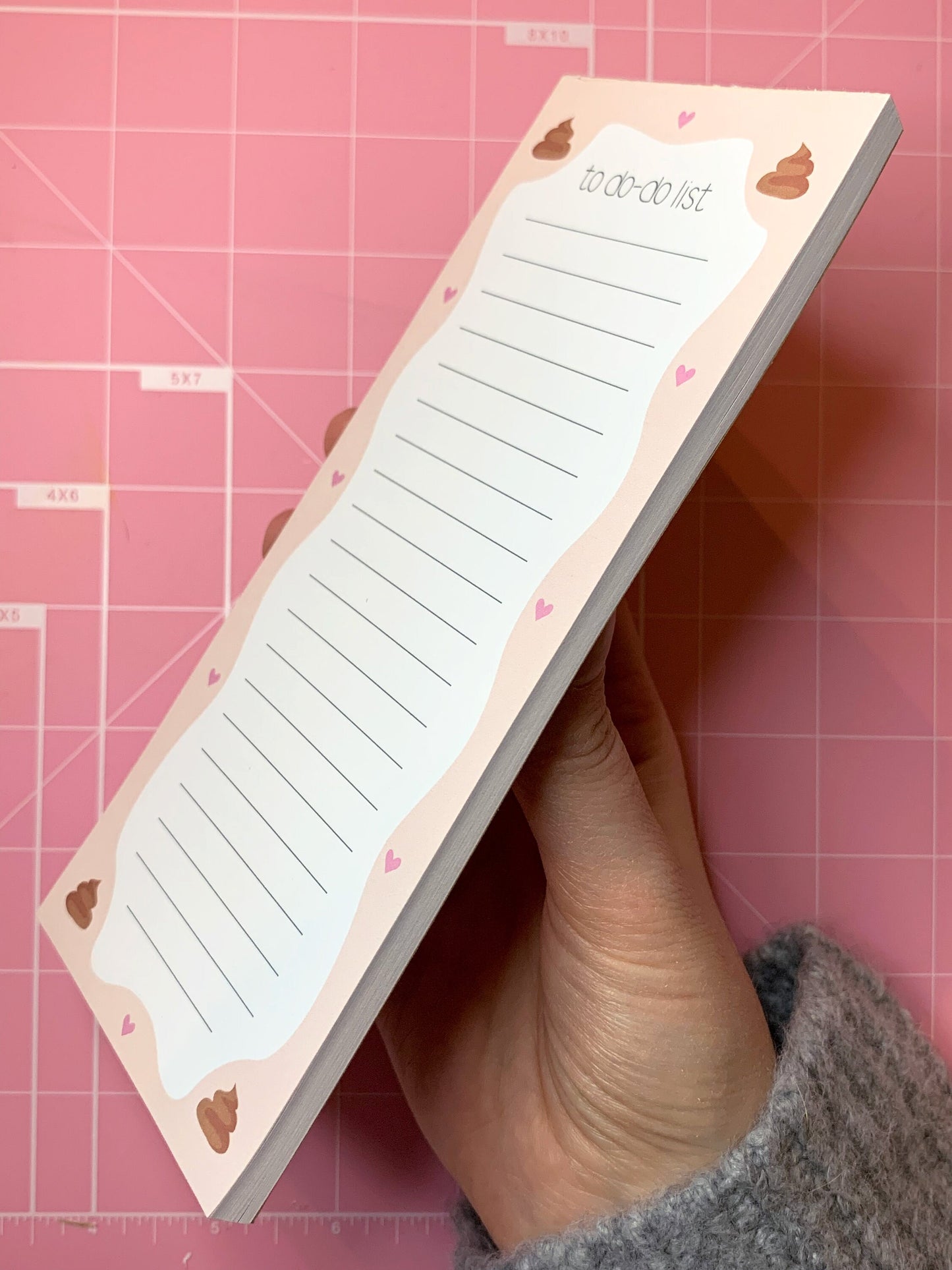 Funny Poo Emoji Notepad: Illustrated To-Do List