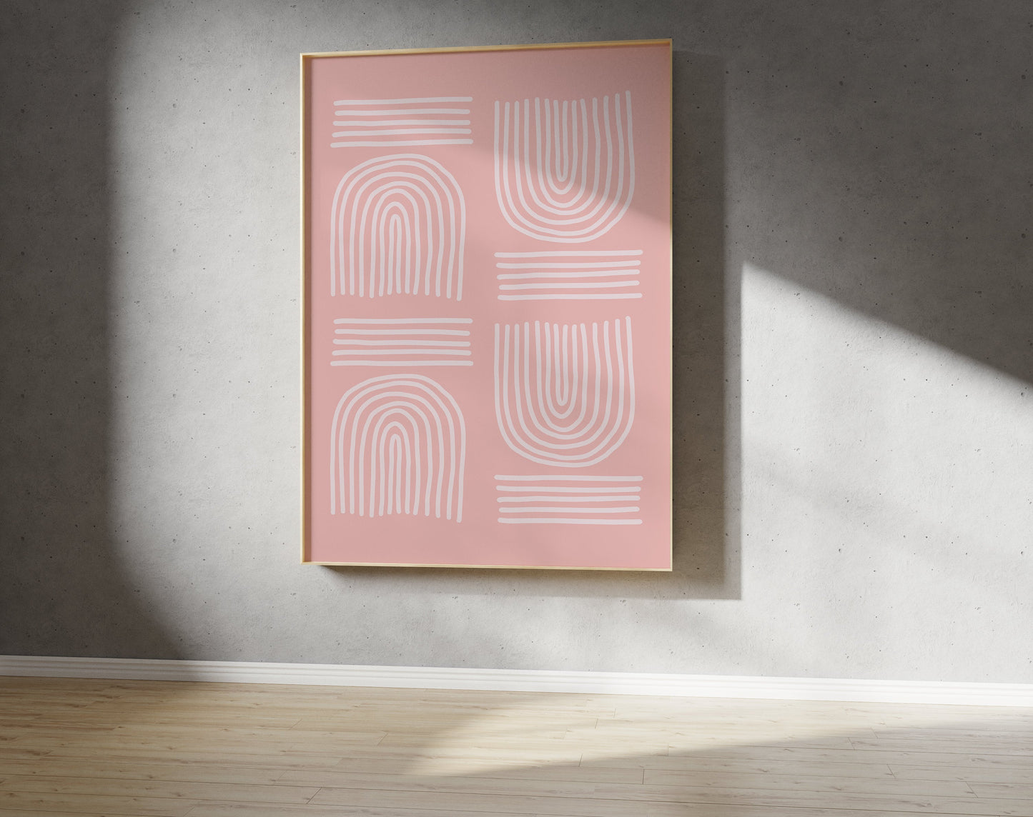 Abstract Geometric Print -Boho Pattern Art (Digital Download)