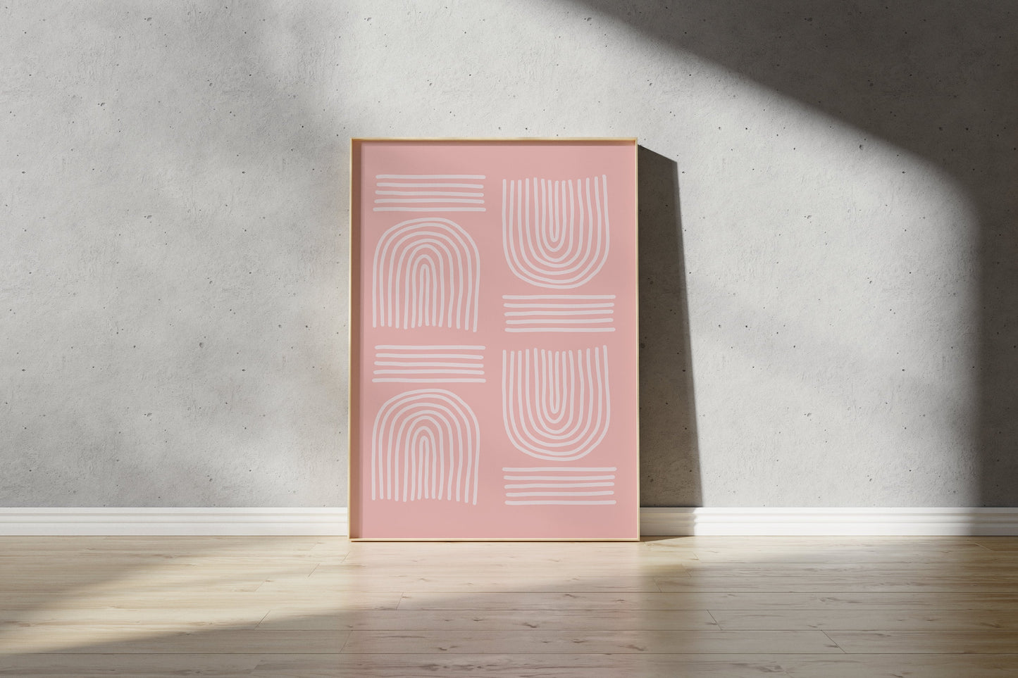 Abstract Geometric Print -Boho Pattern Art (Digital Download)