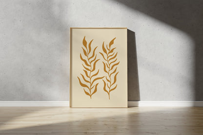 Plant Print - Nature Inspired Cut-out Art (Digital Download)
