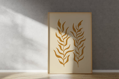 Plant Print - Nature Inspired Cut-out Art (Digital Download)