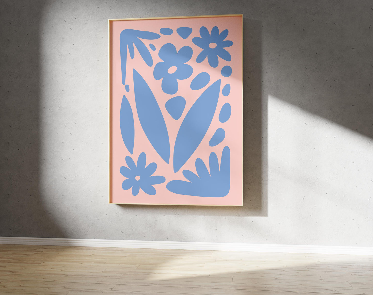 Flower Outline Art -  Abstract Art Print (Digital Download)
