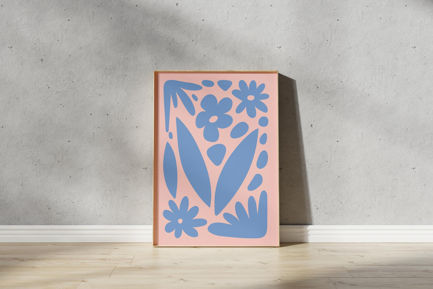 Flower Outline Art -  Abstract Art Print (Digital Download)