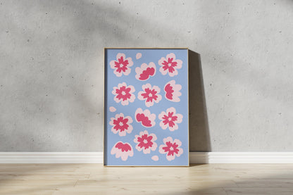 Cherry Blossom Print - Blossom Pattern Print (Digital Download)