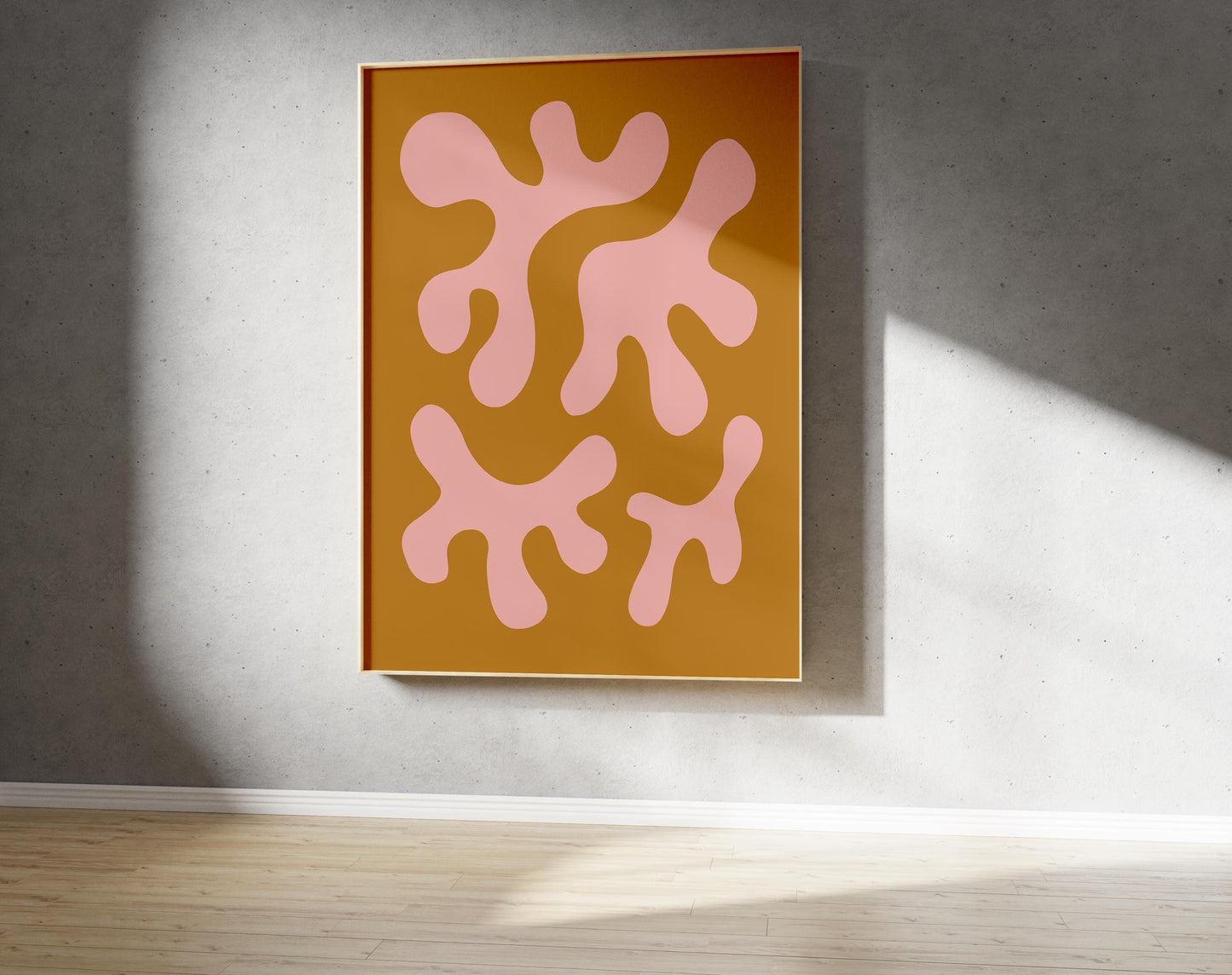 Abstract Cut Out Style Print - Abstract Blob Print (Digital Download)