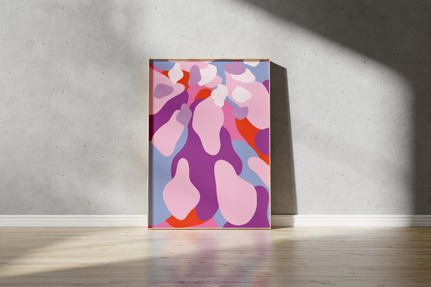 Abstract Petal Print – Abstract Botanical Wall Art (Digital Download)