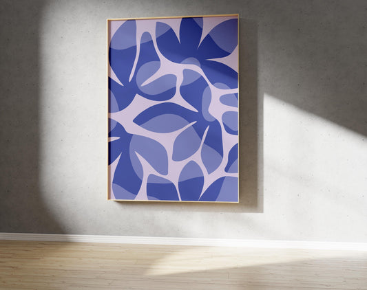 Abstract Floral Print – Abstract Botanical Wall Art (Digital Download)