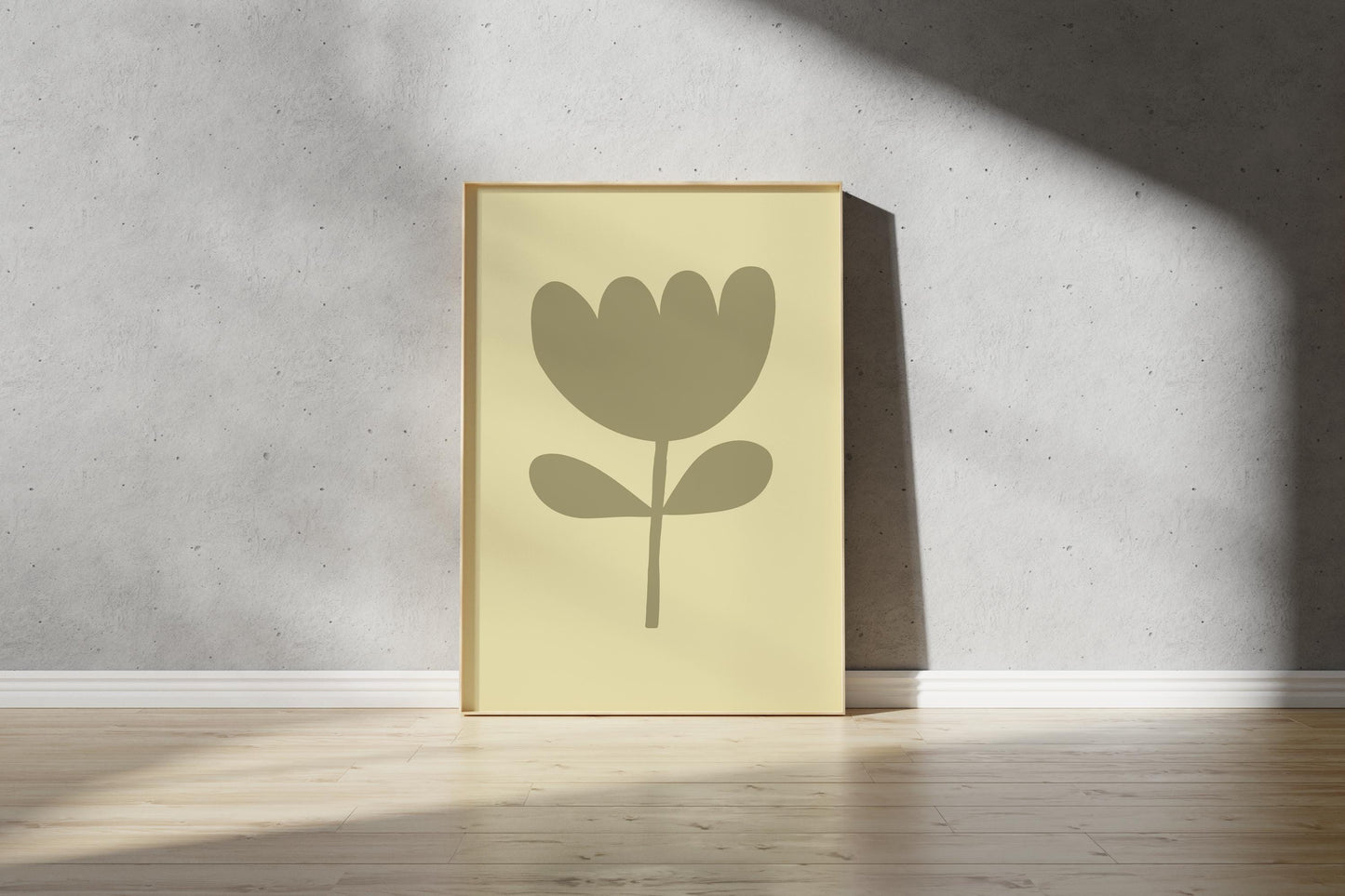 Floral Cut Out Print - Simple Flower Cut-out (Digital Download)
