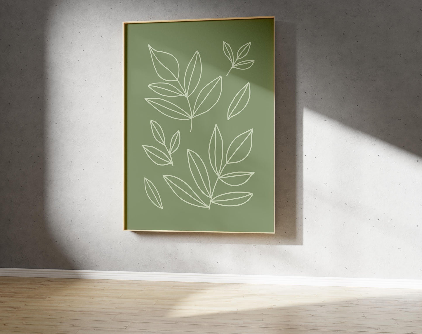 Leaf Print - Nature Inspired Leaf Pattern (Digtial Download)