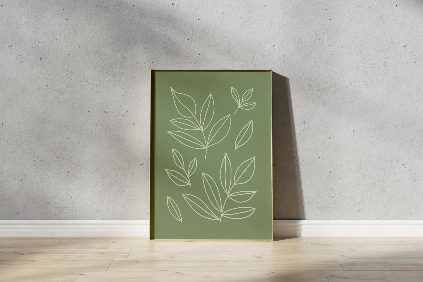 Leaf Print - Nature Inspired Leaf Pattern (Digtial Download)