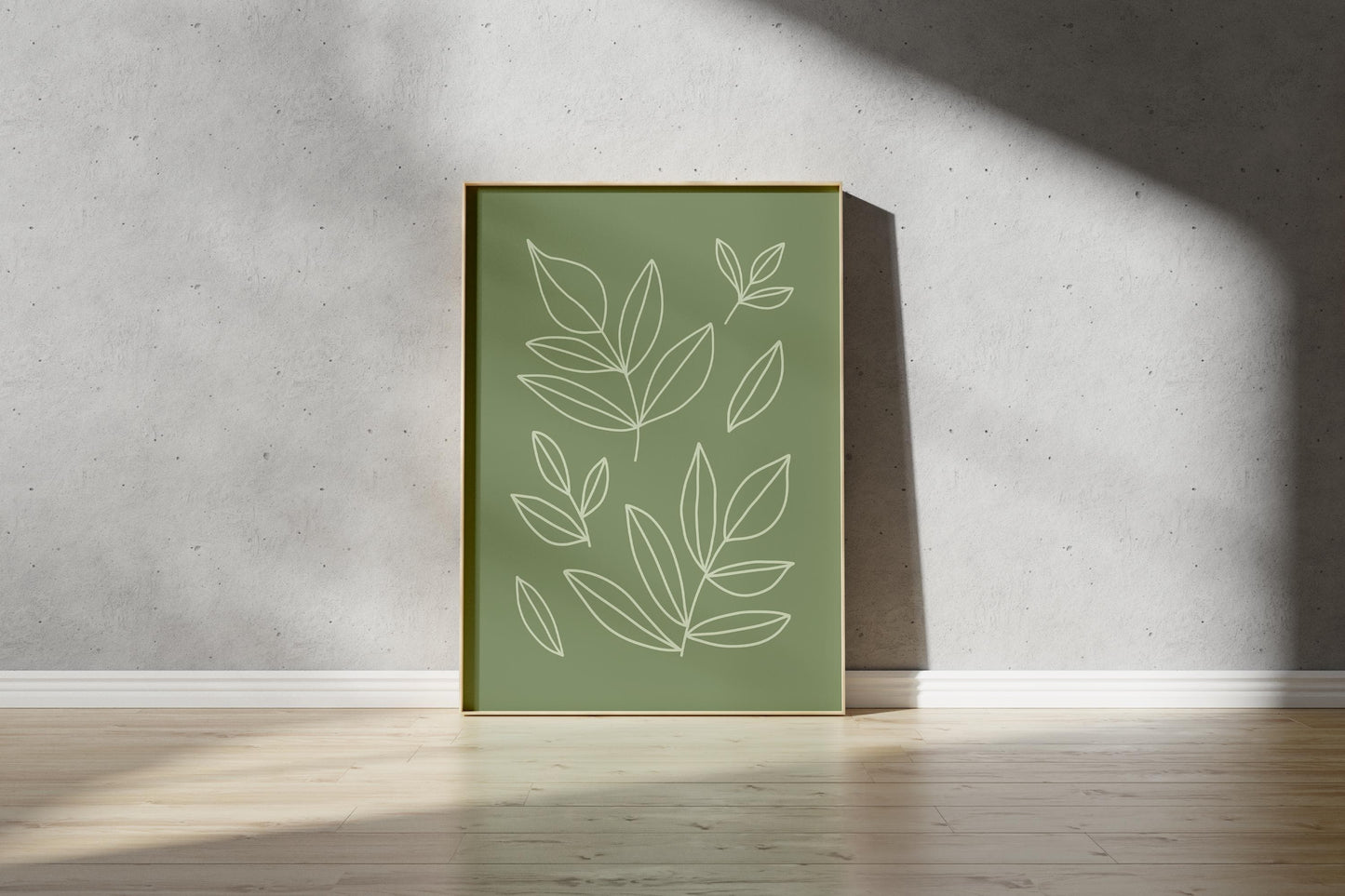 Leaf Print - Nature Inspired Leaf Pattern (Digtial Download)