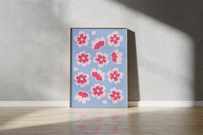 Cherry Blossom Print - Blossom Pattern Print (Digital Download)
