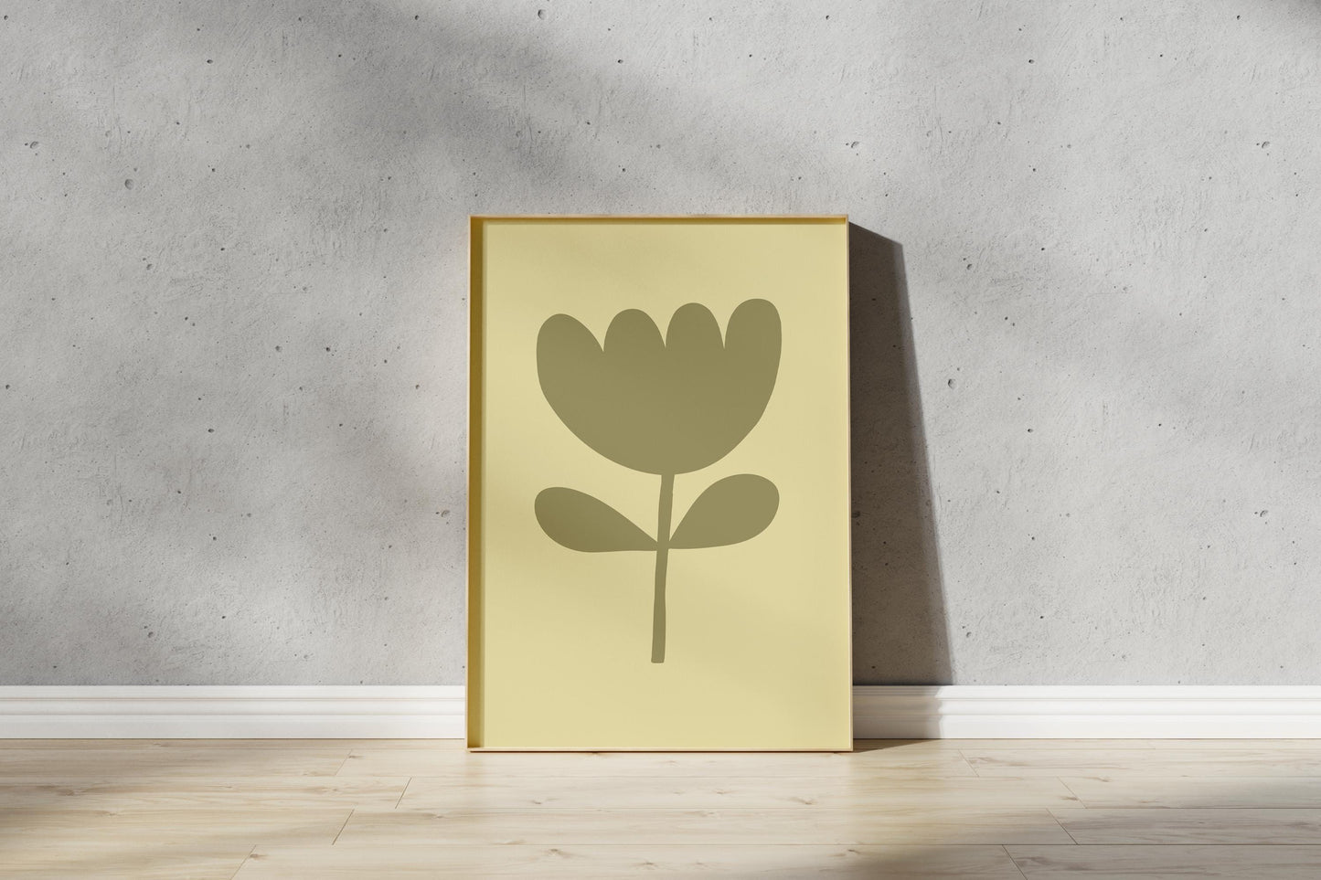 Floral Cut Out Print - Simple Flower Cut-out (Digital Download)